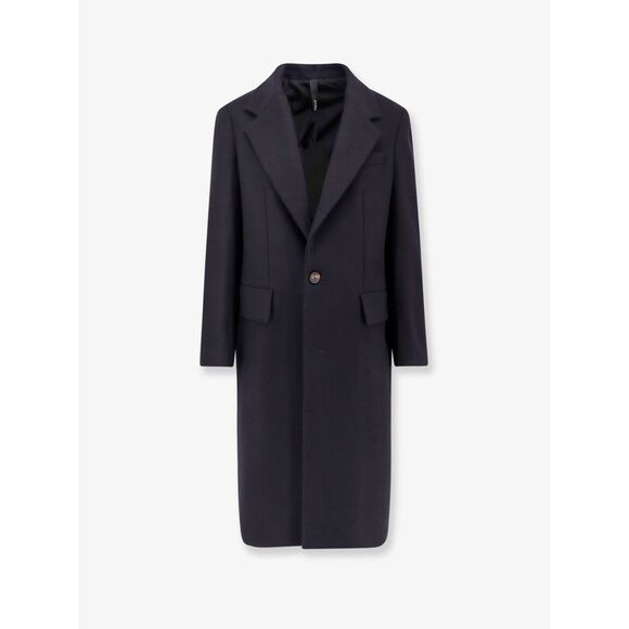 Hevo Men Virgin Wool Coat With Satin Lining